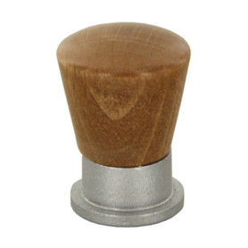 POMOLO CONICO LEGNO OTT 745A D 19 MM NOCE CH*