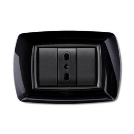 PLACCA LIFE LIVING PLAST NERO 3P