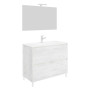 MOBILE BAGNO  LISBONA  base cm 80 x 47 x h.85 - colore rovere bianco