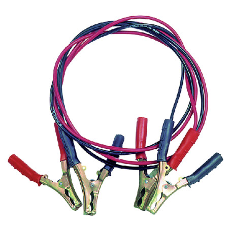 CAVI PER BATTERIA DI SOCCORSO mmq. 25 x 350 amp. cavo mt. 3
