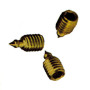 SC GRANI PER MANIGLIE 6X6 ZINCATO GIALLO PZ 10