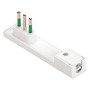 SPINA VOLANTE PIATTA  CLOCK  2P+T 16A