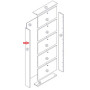 ZZ-FIANCO Z X KIT SCARPIERA 5 RIBALTE 65X15X164 BIANCO 1307