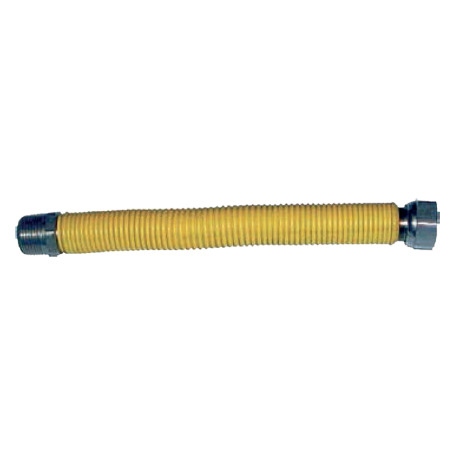 FLESSIBILE ESTENSIBILE RIVESTITO PER GAS MF 1/2  - da 100 a 200 mm - DN15