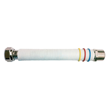FLESSIBILE ESTENSIBILE RIVESTITO PER GAS / ACQUA SANITARIA MF 3/4  - da 200 a 400 mm - DN20