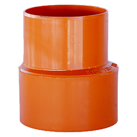 AUMENTO ECCENTRICO IN PVC  diametro  80 / 125