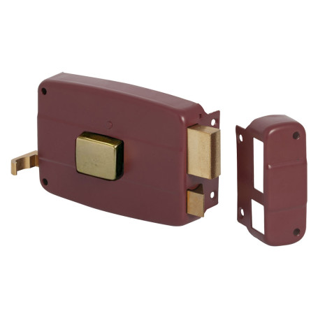 SERRATURA PORTONCINO DA APPLICARE PER LEGNO ART. 50110  N6  - Dx - E 60