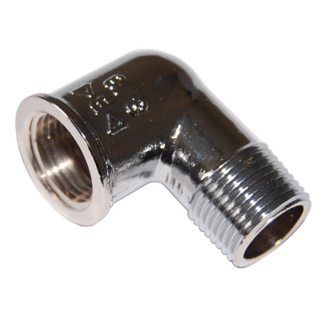 IDRAULICA - GOMITO MF 92 OTTONE CROMATO D 3\4