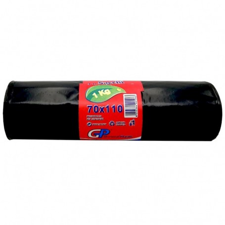SACCHI N.U. IN ROTOLO 70X110 NERO KG.1
