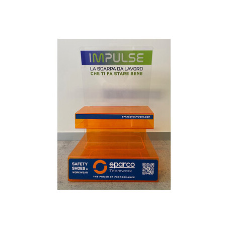 SPARCO ESPOSITORE CALZATURE PLEXI IMPULSE