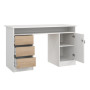 KIT SCRIVIANIA FUCTION PLUS 126X55X75 BIA\QUERCIA