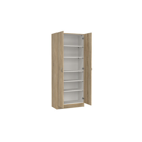 KIT ARMADIO MULTIUSO FOCUS 69X35X170 QUERCIA