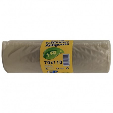 SACCHI N.U. IN ROTOLO 70X110 AMBRA KG.1