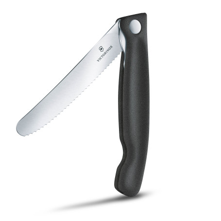 VICTORINOX COLTELLO CON LAMA PIEGHEVOLE SEGHETTATA IN ACCIAIO INOX
