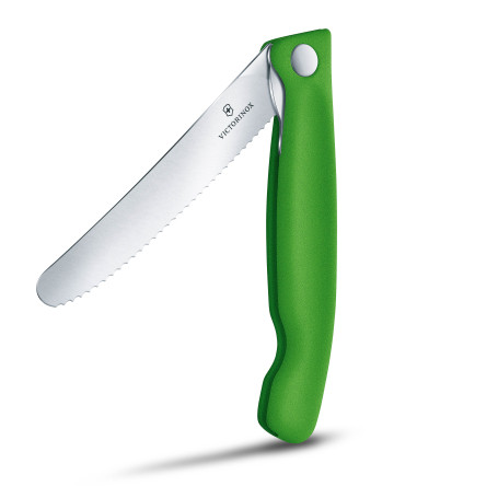 VICTORINOX COLTELLO CON LAMA PIEGHEVOLE SEGHETTATA IN ACCIAIO INOX