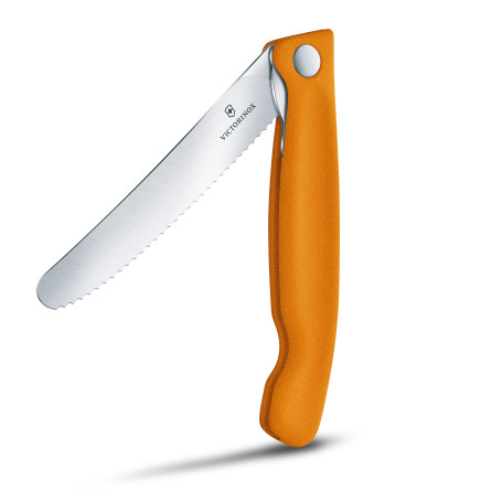 VICTORINOX COLTELLO CON LAMA PIEGHEVOLE SEGHETTATA IN ACCIAIO INOX