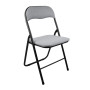 SEDIA PIEGHEVOLE BOUCLE POLO GRIGIO CHIARO 6