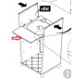 ZZ-RIPIANO CENTRALE X KIT MOBILE PER LAVATOIO 40X40x87H CM