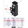 ZZ-VETRO (2965)X STUFA LEGNA  5.0 KW BERNA LUX