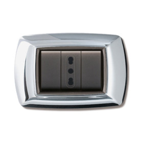 PLACCA LIFE LIVING PLAST CROMO 3P