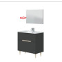 ZZ-SPECCHIO X KIT MOBILE BAGNO DENVER 80 ANTRACITE ROVERE