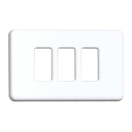 BL COPRINTERRUTTORE PLASTICA 3P BIANCO 2 PZ*