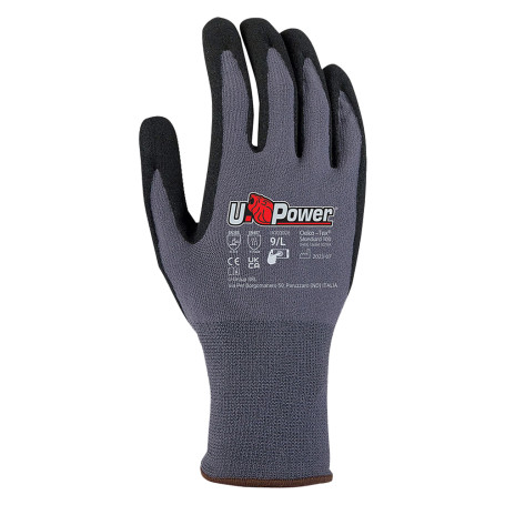 GUANTI NITRILE/NYLON  MERENGUE  Tg. 9