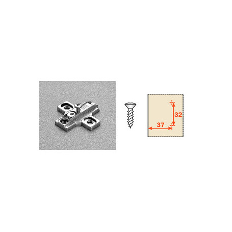 SALICE BASETTA REG PER CERNIERE B2R3E69 - H 6