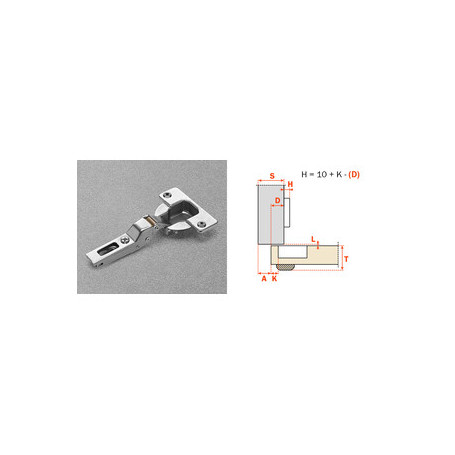 SALICE CERNIERA AUTOMATICA CNA7A99 COLLO 9