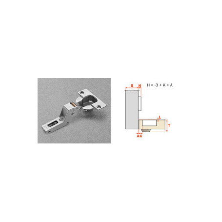 SALICE CERNIERA AUTOMATICA CNA7A99 COLLO 22