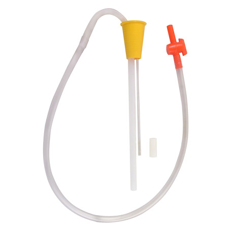 TRAVASATORE UNIVERSALE A SOFFIO  02400  con rubinetto a farfalla