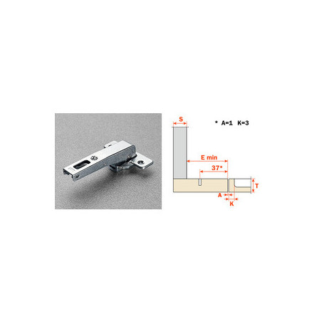 SALICE CERNIERA CONTROCOLLO C2ABN99AC LUNGA