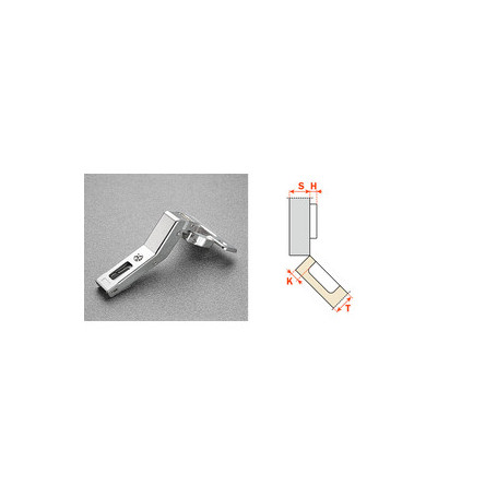 SALICE CERNIERA C2ABM99 COLLO 45 ANGOLO POSITIVO