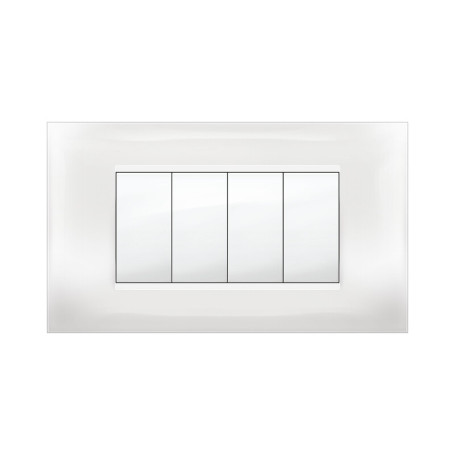 PLACCA MIVIDA PLANA BIANCO 4P
