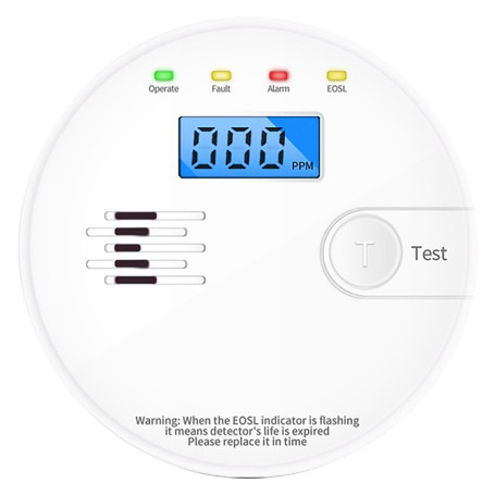 RILEVATORE MONOSSIDO DI CARBONIO A BATTERIA  710053  3 AA