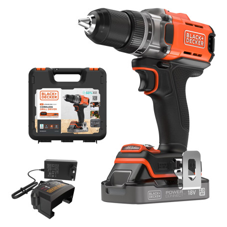 TRAPANO AVVITATORE A BATTERIA  BCD382D1XK-QW  18V - 2