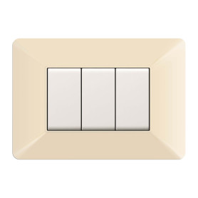 PLACCA EASY MATIX AVORIO 3P