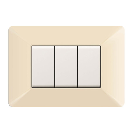 PLACCA EASY MATIX AVORIO 3P