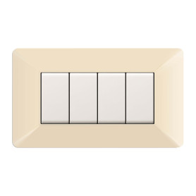 PLACCA EASY MATIX AVORIO 4P