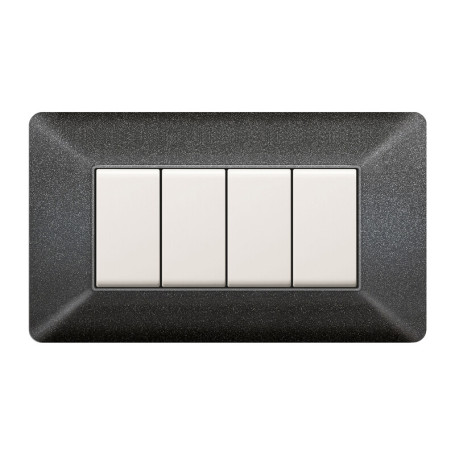 PLACCA EASY MATIX GRIGIO NOTTE 4P