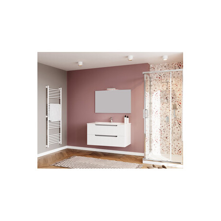 MOBILE BAGNO IBIZA 100 SOSPESO 2 CASSETTI BIANCO