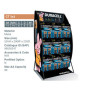 ESPOSITORE DA BANCO DURACELL 9 GANCI