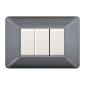 PLACCA EASY MATIX GRIGIO CHIARO 3P