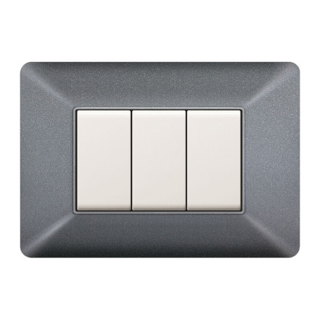 PLACCA EASY MATIX GRIGIO CHIARO 3P