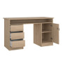 KIT SCRIVIANIA FUCTION PLUS 126X55X75 QUERCIA