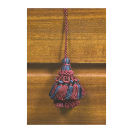 FIOCCO P\CHIAVI CM.9 BLU E BORDO