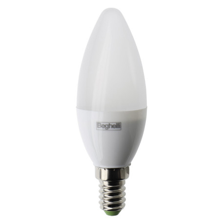 BEGHELLI LED OLIVA E14  5W 56825 CALDA 3000K PLAST