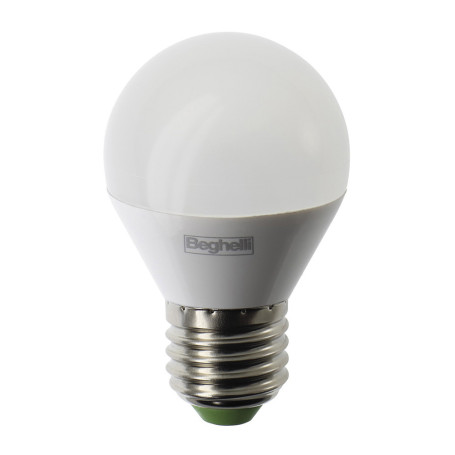 BEGHELLI LED SFERA E27  5W 56826 CALDA 3000K PLAST