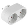 ADATTATORE SPINA SCHUKO A  2 PRESA SCHUKO FRONTALI