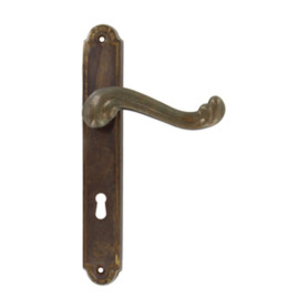 MANIGLIA OTTONE BRONZATO BAROCCO Q.8\70